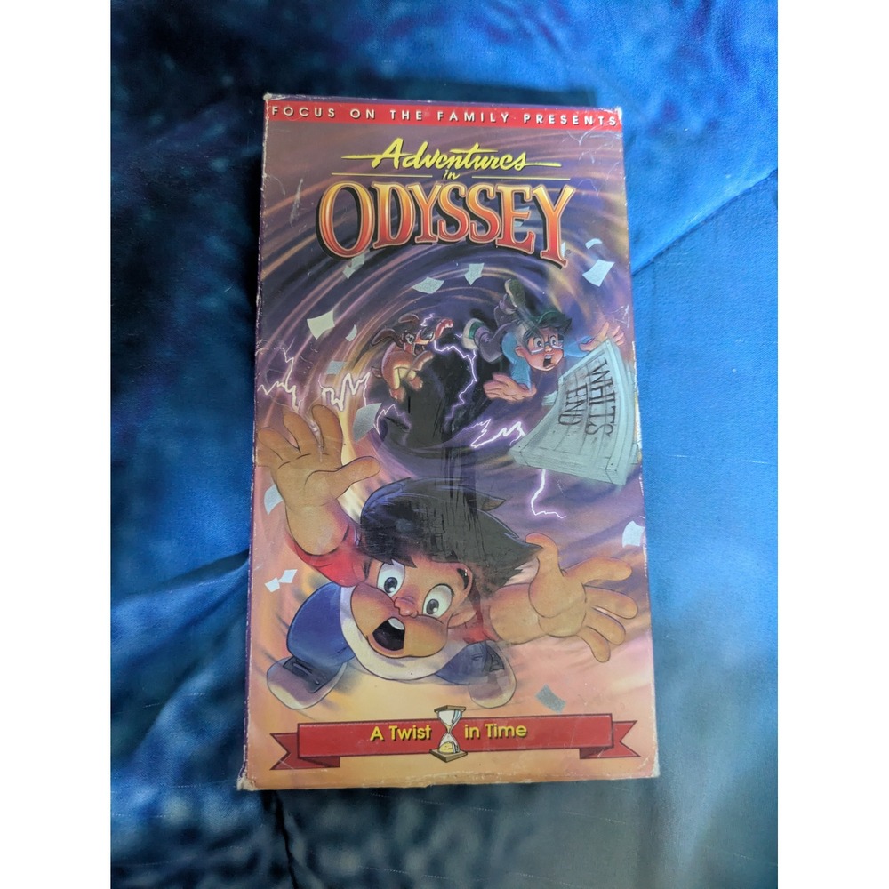 Adventures in Odyssey A Twist in Time VHS 1997 Focus on the Family Tommy Nelson